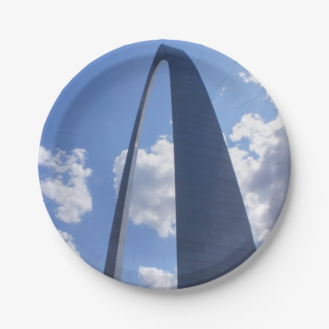 Gateway Arch Pappteller (Vorderseite)
