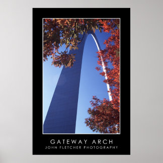 Gateway Arch Poster mit Grenzen