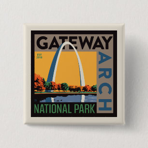 Gateway Arch   St. Louis, Missouri Button