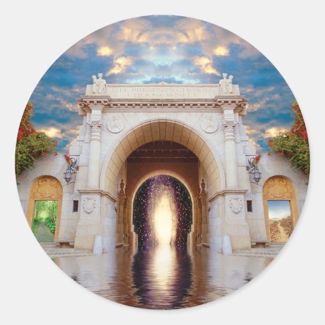 Gateway-Aufkleber Runder Aufkleber (Vorderseite)