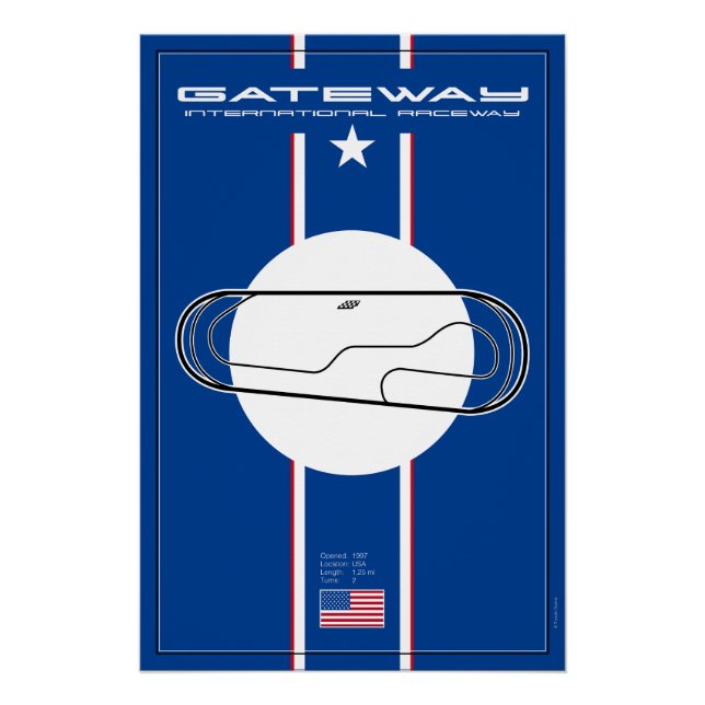 Gateway International Raceway Poster (Vorderseite)