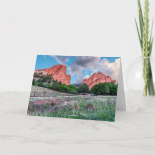 Gateway Rocks Jardin des dieux Carte de voeux