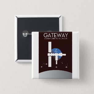Gateway - Station, die den Mond umkreist Button