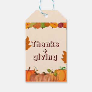 "Gather & Give Danke: Treten Sie uns für einen Ern Geschenkanhänger