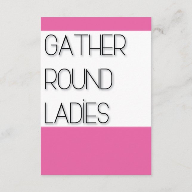 Gather Round Ladys (Vorderseite)
