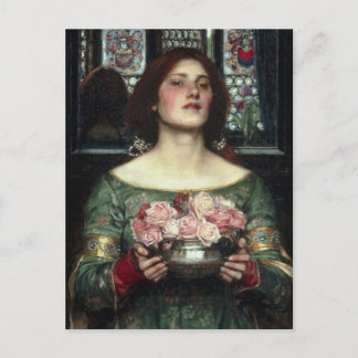 'Gather Ye Rosebuds While Ye May' John William Wat Postkarte