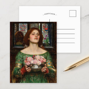 Gather Ye Rosenknospe John William Waterhouse Postkarte