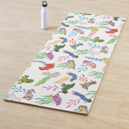 Gathering of Nudibranchs | Ocean Art Design Yogamatte