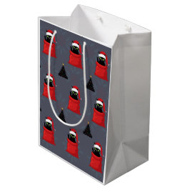 Gatito Cat Geschenktasche - Grau Mittlere Geschenktüte