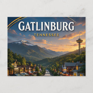 Gatlinburg Great Smoky Mountains Postkarte