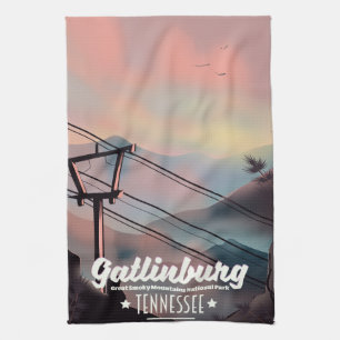 Gatlinburg Great Smoky Mountains Tennessee Geschirrtuch
