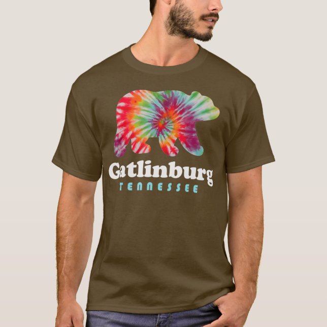 Gatlinburg Tennessee Bär Große Smokygebirge T-Shirt (Vorderseite)