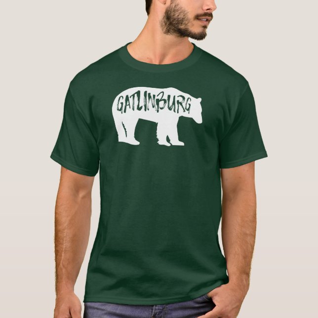 Gatlinburg Tennessee Bear T-Shirt (Vorderseite)