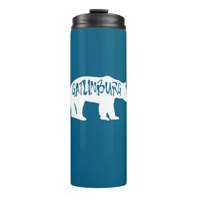 Gatlinburg Tennessee Bear Thermosbecher (Vorderseite)