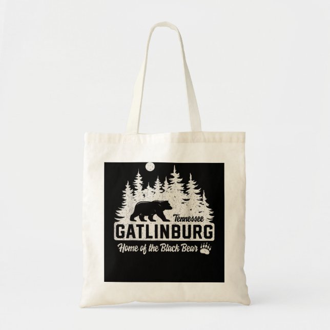 Gatlinburg Tennessee Black Bear Great Smoky Mounta Tragetasche (Vorne)