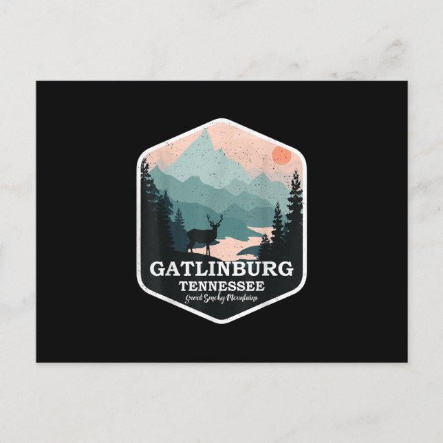 Gatlinburg Tennessee Große rauchige Berge Wandern Postkarte (Vorderseite)