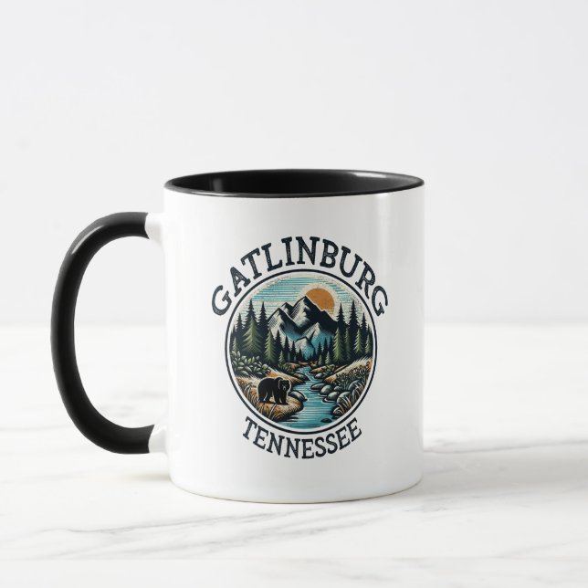 Gatlinburg Tennessee Große Smoky-Berge Tasse (Links)