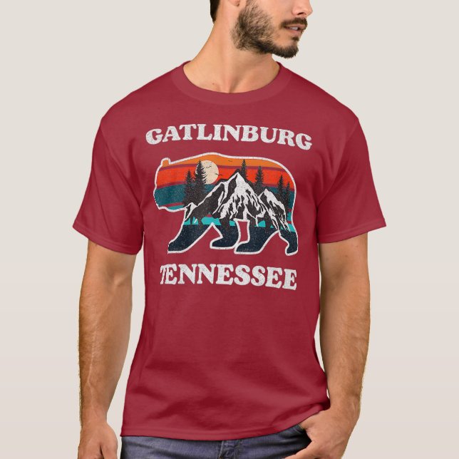 Gatlinburg Tennessee Grosser Smoky-Gebirgsbär T-Shirt (Vorderseite)