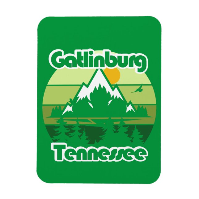 Gatlinburg Tennessee Magnet (Vertikal)