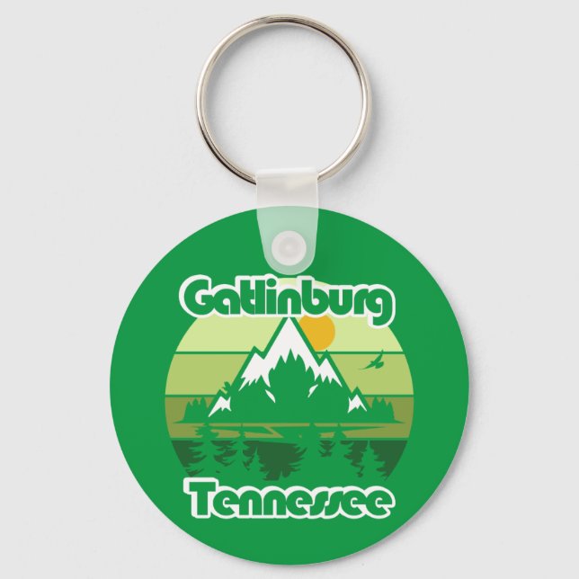 Gatlinburg Tennessee Schlüsselanhänger (Vorderseite)