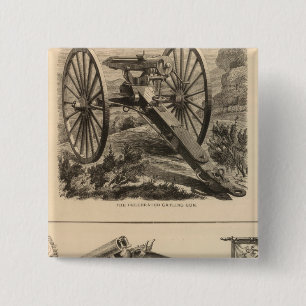 Gatling Gun Company Schuyler, Hartley und Graham Button