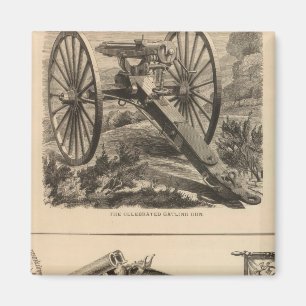 Gatling Gun Company Schuyler, Hartley und Graham Magnet