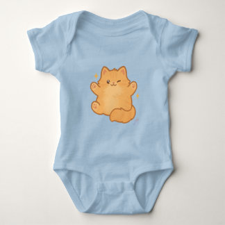 Gato Fofo Baby Strampler