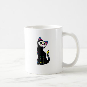 "Gato Muerto" Dia De Los Muertos Cat Kaffeetasse
