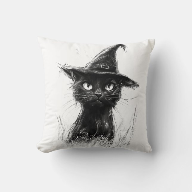 Gato Preto Kissen (Vorderseite)