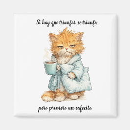 gato triunfador magnet