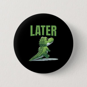 Gator Alligator Graphic Button