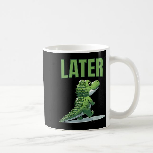 Gator Alligator Graphic Kaffeetasse (Rechts)