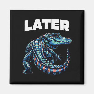 Gator Alligator Graphic Magnet