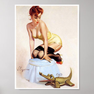 Gator Button Up Poster