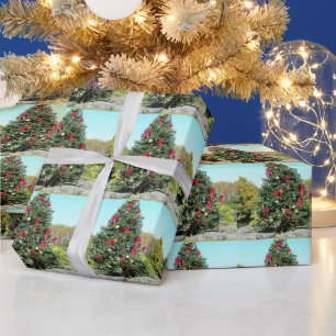 Gator Christmas Tree Wrapping Paper Roll Geschenkpapier