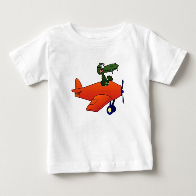 Gator Flying Flugzeug Baby T-shirt (Vorderseite)