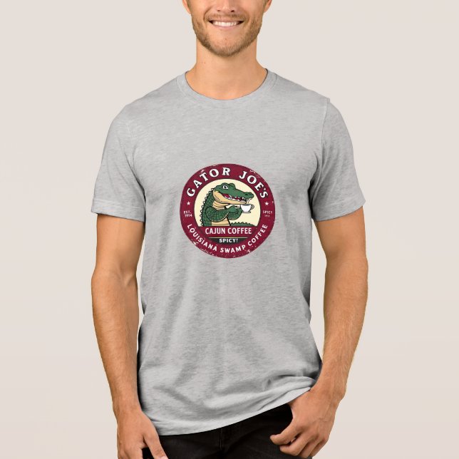 Gator Joe's Swamp Coffee (Fictional) Tri-Blend Shirt (Vorderseite)