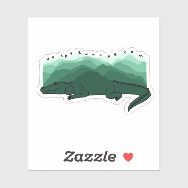 Gator Mountains Sticker (Blatt)