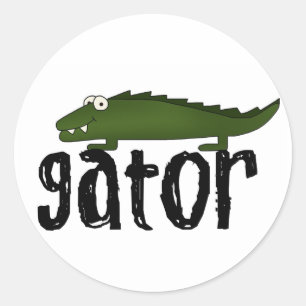 Gator Runder Aufkleber