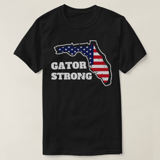 Gator Strong Florida Staat Gator T-Shirt (Design vorne)