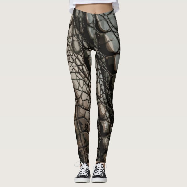 Gator Textur Leggings (Vorderseite)