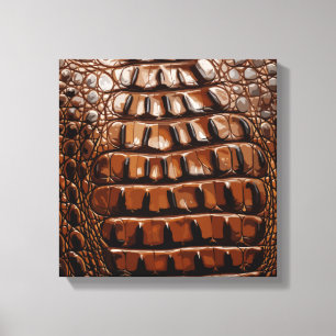 Gator Textur Leinwanddruck
