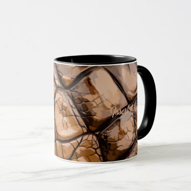 Gator Textur Tasse (VorderseiteRechts)