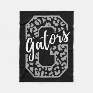 Gators Mascot School Sport Fan Team Geist Herz Fleecedecke