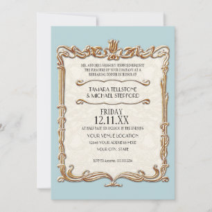 Gatsby Art Deco Jugendstil Imitate Golden Tulip Einladung