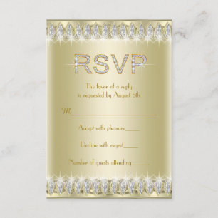 Gatsby Art Deco Roaring 20er UAWG RSVP Karte