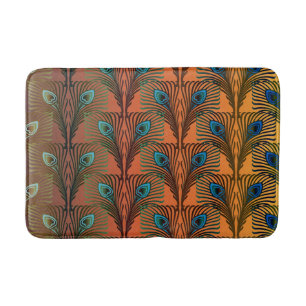 Gatsby Feathers Art Deko Design Badematte