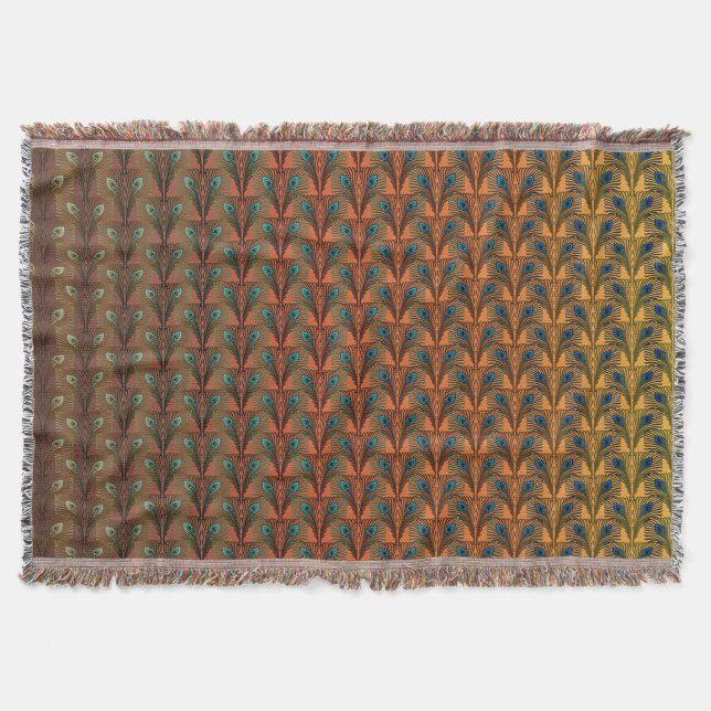 Gatsby Feathers Art Deko Design Decke (Vorderseite)