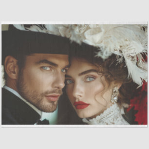 Gatsby Gala Lady und Gent Decoupage Seidenpapier