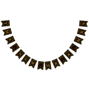 Gatsby Gold 2020er Hochzeit Wimpelkette